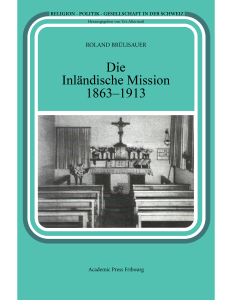 Die Inländische Mission 1863-1913